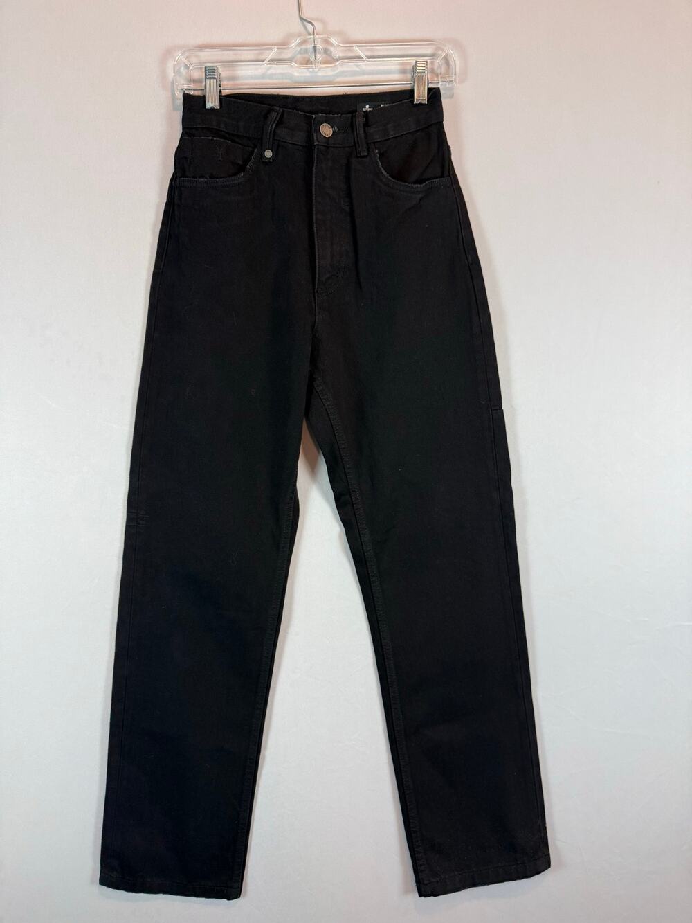Thrills Pulp Black High Rise Straight Leg Jeans Women's Size 4